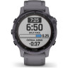 Часы GARMIN FENIX 6S PRO SOLAR AMETHYST STEEL WITH SHALE GRAY BAND 010-02409-15