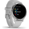 Часы GARMIN VENU 2S SILVER STAINLESS STEEL BEZEL WITH MIST GRAY CASE AND SILICONE BAND 010-02429-12