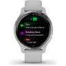 Часы GARMIN VENU 2S SILVER STAINLESS STEEL BEZEL WITH MIST GRAY CASE AND SILICONE BAND 010-02429-12