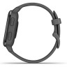 Часы GARMIN VENU SQ SLATE ALUMINUM BEZEL WITH SHADOW GRAY CASE AND SILICONE BAND 010-02427-10