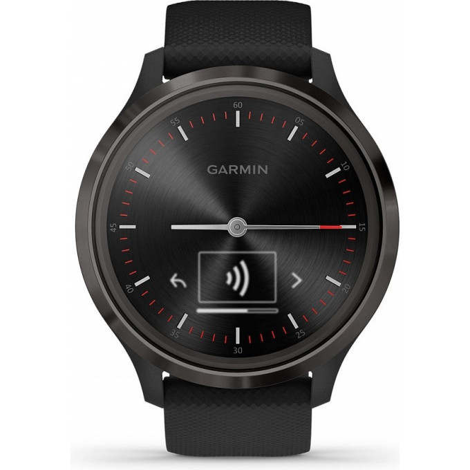 Часы GARMIN VIVOMOVE 3 черные с черным силиконовым ремешком 010-02239-21