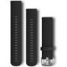 Ремешок GARMIN QUICK RELEASE BAND 20MM BLACK/STAINLESS / TWO SIZES INCLUDED 10090