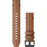Ремешок сменный для GARMIN FENIX 6 22MM CHESTNUT LEATHER 010-12863-05